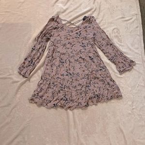 American Eagle Floral Tiered Dress